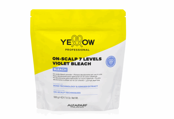 YELLOW SCALP BLEACH 7 LEVELS POUCH - 500 GR