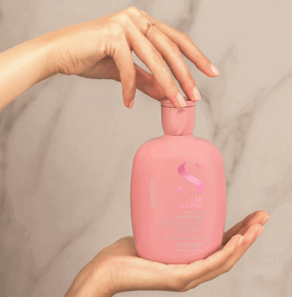 SEMI DI LINO MOISTURENUTRITIVE LOW SHAMPOO - 250 ML - Imagen 2