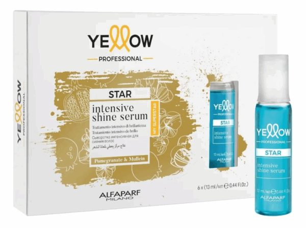 YELLOW STAR INTENSIVE SHINE SERUM - 6 X 13 ML