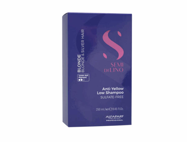 SEMI DI LINO B & B BLONDE ARTI - YELLOW LOW SHAMPOO - 250 ML - Imagen 2