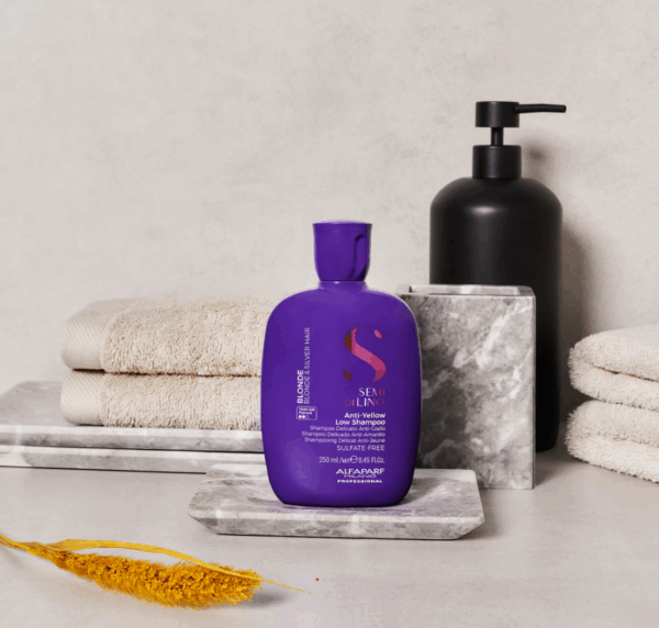 SEMI DI LINO B & B BLONDE ARTI - YELLOW LOW SHAMPOO - 250 ML - Imagen 3