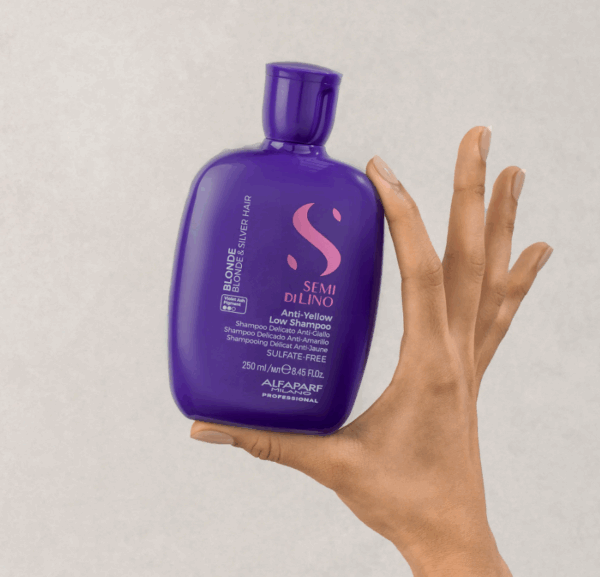 SEMI DI LINO B & B BLONDE ARTI - YELLOW LOW SHAMPOO - 250 ML - Imagen 4