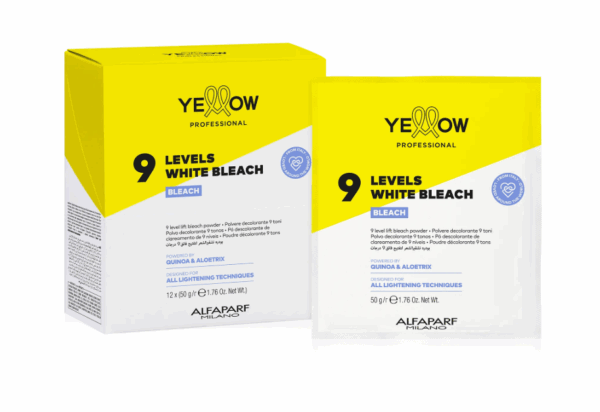 YELLOW BLEACH 9 LEVELS POUCH - 500 GR